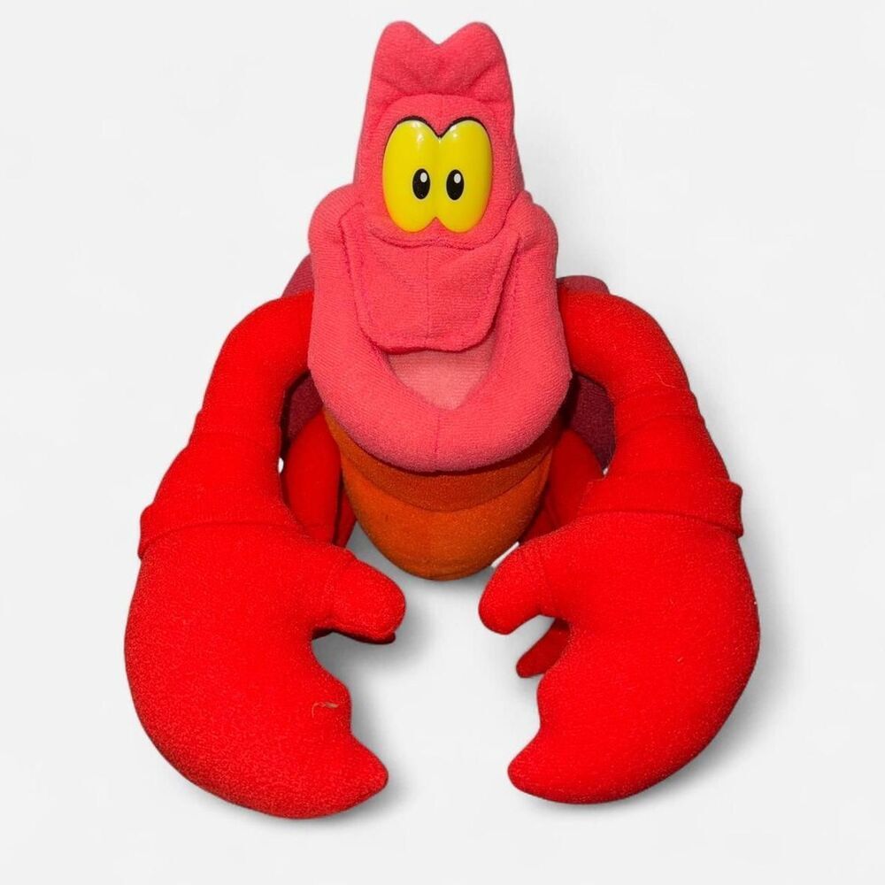 Vintage Disney The Little Mermaid Sebastian Stuffed Animal